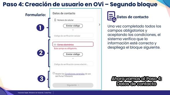 creacion de usuario paso 4 Guía Esencial del Sistema TRIBU-CR: Manual Técnico Paso a Paso 2025