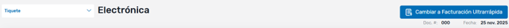 cambiar a factura ultrarrapida Facturación Ultrarrápida en Costa Rica: Tiquete Electrónico al Contado en 1–2 segundos
